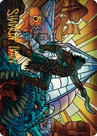 Astor, Bearer of Blades Art Card (Gold-Stamped Signature) (68) [Art Series: Dominaria United]