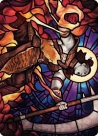 Garna, Bloodfist of Keld Art Card (71) [Art Series: Dominaria United]