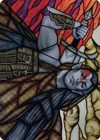 Radha, Coalition Warlord Art Card (75) [Art Series: Dominaria United]