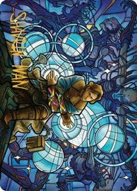 Raff, Weatherlight Stalwart Art Card (Gold-Stamped Signature) (76) [Art Series: Dominaria United]
