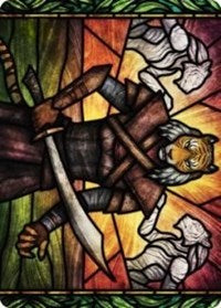 Zar Ojanen, Scion of Efrava Art Card (80) [Art Series: Dominaria United]