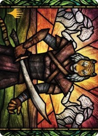 Zar Ojanen, Scion of Efrava Art Card (Gold-Stamped Signature) (80) [Art Series: Dominaria United]