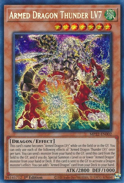 Armed Dragon Thunder LV7 (MP22-EN002) [2022 Tin of the Pharaoh's Gods]