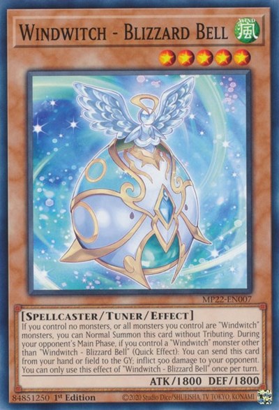 Windwitch - Blizzard Bell (MP22-EN007) [2022 Tin of the Pharaoh's Gods]