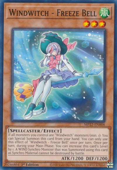 Windwitch - Freeze Bell (MP22-EN008) [2022 Tin of the Pharaoh's Gods]