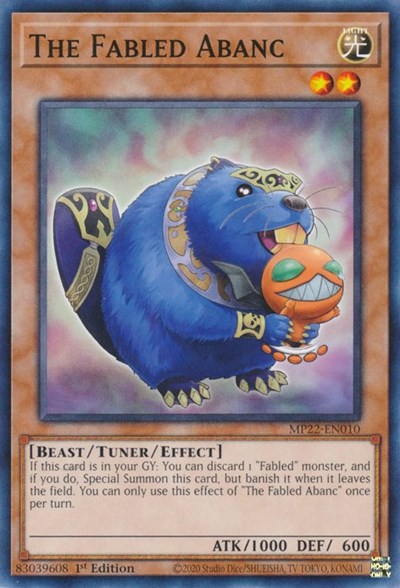 The Fabled Abanc (MP22-EN010) [2022 Tin of the Pharaoh's Gods]