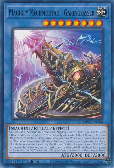Magikey Mechmortar - Garesglasser (MP22-EN140) [2022 Tin of the Pharaoh's Gods]