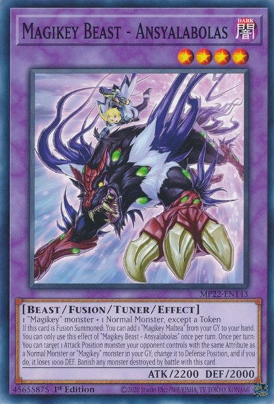 Magikey Beast - Ansyalabolas (MP22-EN143) [2022 Tin of the Pharaoh's Gods]