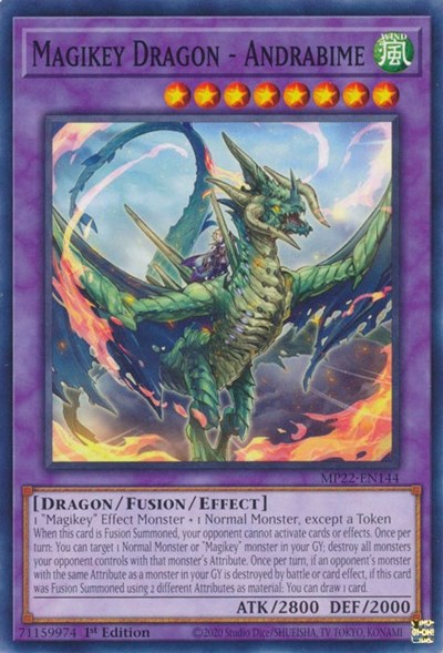 Magikey Dragon - Andrabime (MP22-EN144) [2022 Tin of the Pharaoh's Gods]