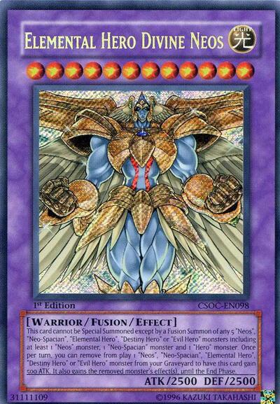 Elemental Hero Divine Neos (CSOC-EN098) [Crossroads of Chaos]