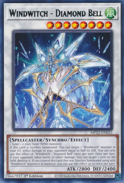 Windwitch - Diamond Bell (MP22-EN023) [2022 Tin of the Pharaoh's Gods]