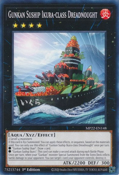 Gunkan Suship Ikura-class Dreadnought (MP22-EN148) [2022 Tin of the Pharaoh's Gods]