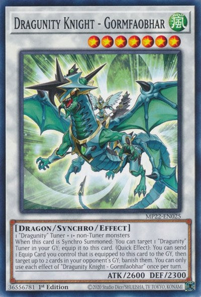 Dragunity Knight - Gormfaobhar (MP22-EN025) [2022 Tin of the Pharaoh's Gods]