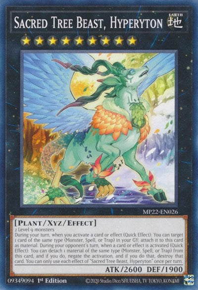 Sacred Tree Beast, Hyperyton (MP22-EN026) [2022 Tin of the Pharaoh's Gods]