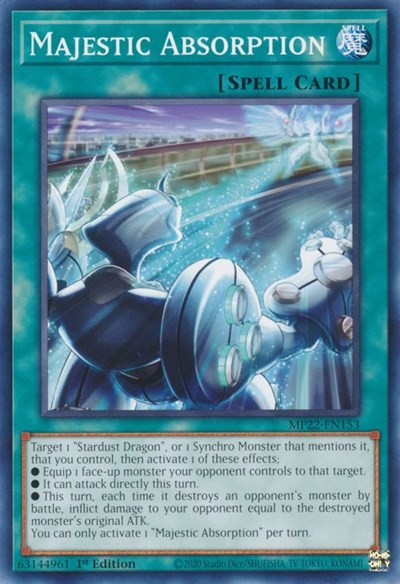 Majestic Absorption (MP22-EN153) [2022 Tin of the Pharaoh's Gods]