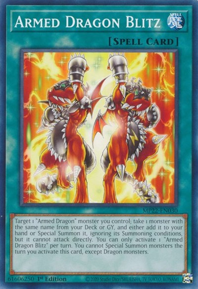 Armed Dragon Blitz (MP22-EN030) [2022 Tin of the Pharaoh's Gods]