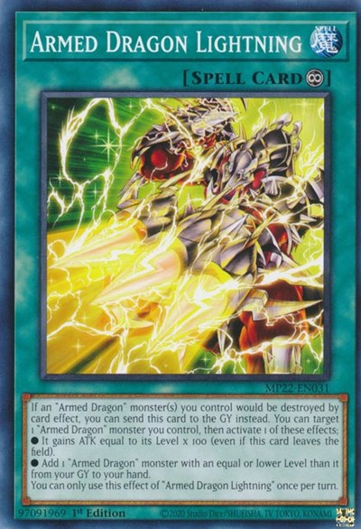 Armed Dragon Lightning (MP22-EN031) [2022 Tin of the Pharaoh's Gods]