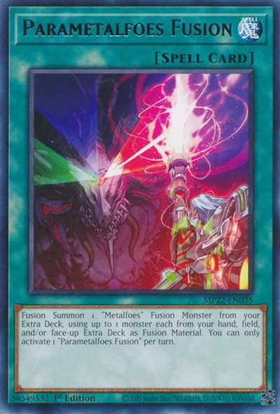 Parametalfoes Fusion (MP22-EN035) [2022 Tin of the Pharaoh's Gods]