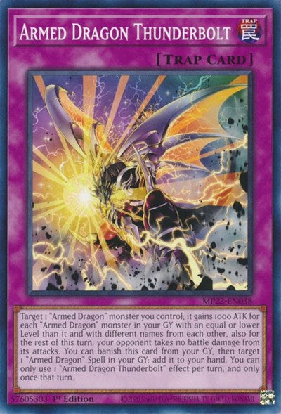 Armed Dragon Thunderbolt (MP22-EN038) [2022 Tin of the Pharaoh's Gods]