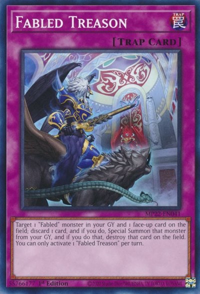 Fabled Treason (MP22-EN041) [2022 Tin of the Pharaoh's Gods]