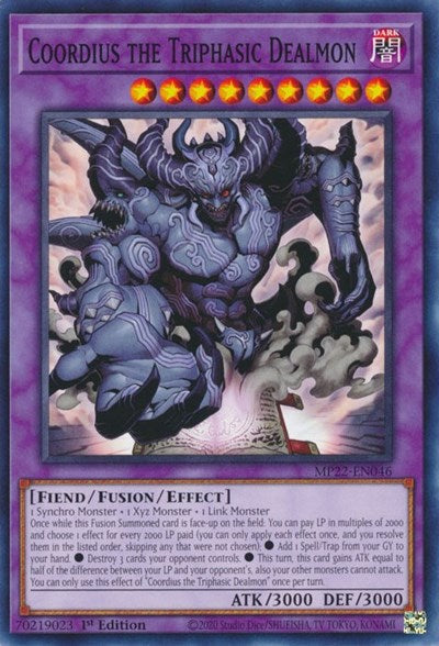 Coordius the Triphasic Dealmon (MP22-EN046) [2022 Tin of the Pharaoh's Gods]