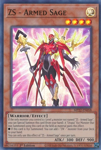 ZS - Armed Sage (MP22-EN058) [2022 Tin of the Pharaoh's Gods]