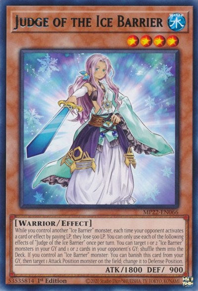Judge of the Ice Barrier (MP22-EN066) [2022 Tin of the Pharaoh's Gods]