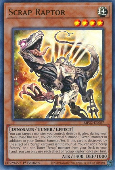 Scrap Raptor (MP22-EN067) [2022 Tin of the Pharaoh's Gods]
