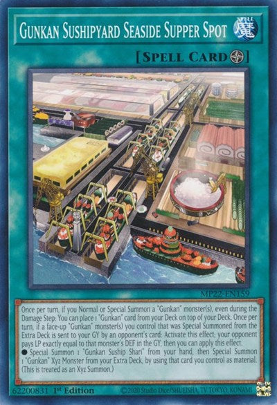 Gunkan Sushipyard Seaside Supper Spot (MP22-EN159) [2022 Tin of the Pharaoh's Gods]