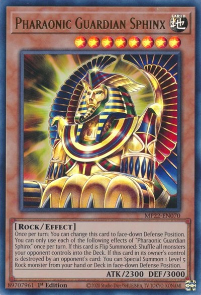 Pharaonic Guardian Sphinx (MP22-EN070) [2022 Tin of the Pharaoh's Gods]
