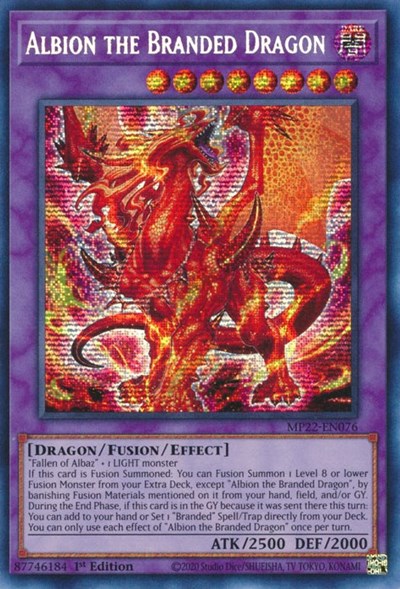 Albion the Branded Dragon (MP22-EN076) [2022 Tin of the Pharaoh's Gods]