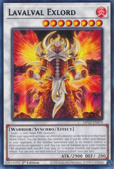 Lavalval Exlord (MP22-EN079) [2022 Tin of the Pharaoh's Gods]
