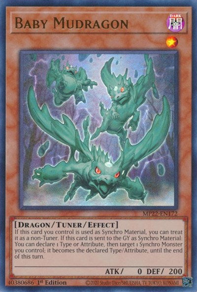 Baby Mudragon (MP22-EN172) [2022 Tin of the Pharaoh's Gods]
