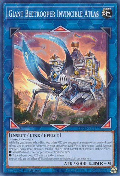 Giant Beetrooper Invincible Atlas (MP22-EN177) [2022 Tin of the Pharaoh's Gods]