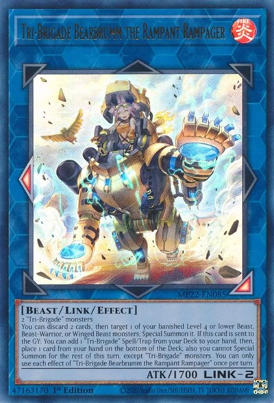 Tri-Brigade Bearbrumm the Rampant Rampager (MP22-EN085) [2022 Tin of the Pharaoh's Gods]