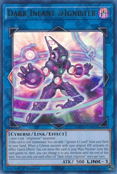 Dark Infant @Ignister (MP22-EN086) [2022 Tin of the Pharaoh's Gods]