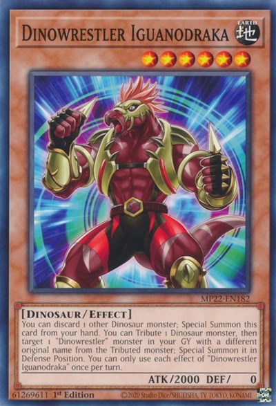 Dinowrestler Iguanodraka (MP22-EN182) [2022 Tin of the Pharaoh's Gods]