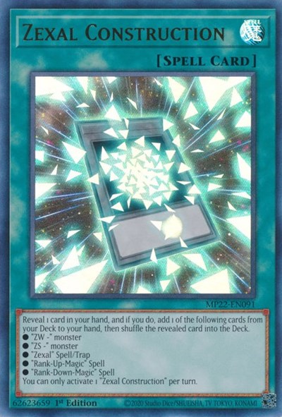 Zexal Construction (MP22-EN091) [2022 Tin of the Pharaoh's Gods]