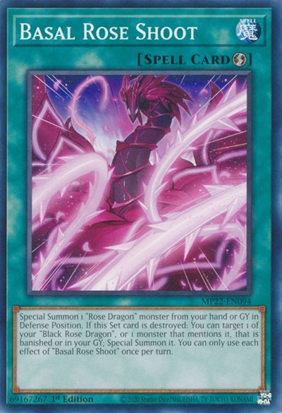 Basal Rose Shoot (MP22-EN094) [2022 Tin of the Pharaoh's Gods]