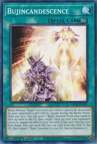 Bujincandescence (MP22-EN097) [2022 Tin of the Pharaoh's Gods]