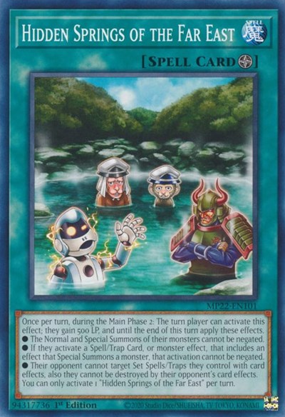 Hidden Springs of the Far East (MP22-EN101) [2022 Tin of the Pharaoh's Gods]