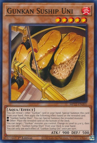 Gunkan Suship Uni (MP22-EN201) [2022 Tin of the Pharaoh's Gods]