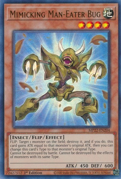 Mimicking Man-Eater Bug (MP22-EN204) [2022 Tin of the Pharaoh's Gods]