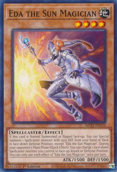 Eda the Sun Magician (MP22-EN110) [2022 Tin of the Pharaoh's Gods]