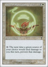 Circle of Protection: Green (8) [7th Edition]