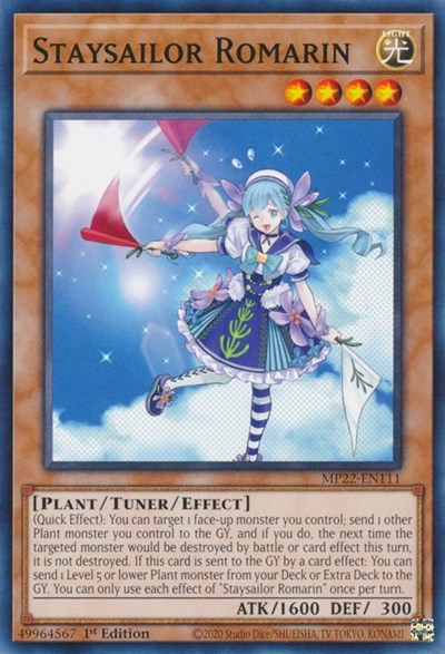 Staysailor Romarin (MP22-EN111) [2022 Tin of the Pharaoh's Gods]