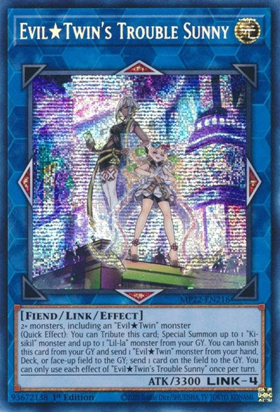 Evil Twin's Trouble Sunny (MP22-EN216) [2022 Tin of the Pharaoh's Gods]