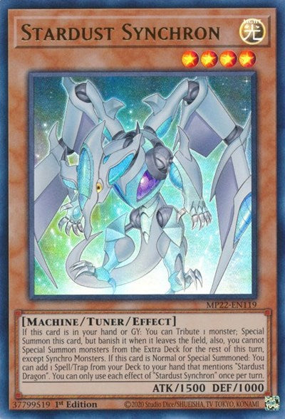 Stardust Synchron (MP22-EN119) [2022 Tin of the Pharaoh's Gods]