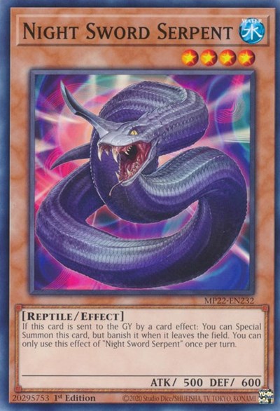 Night Sword Serpent (MP22-EN232) [2022 Tin of the Pharaoh's Gods]