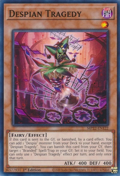 Despian Tragedy (MP22-EN122) [2022 Tin of the Pharaoh's Gods]